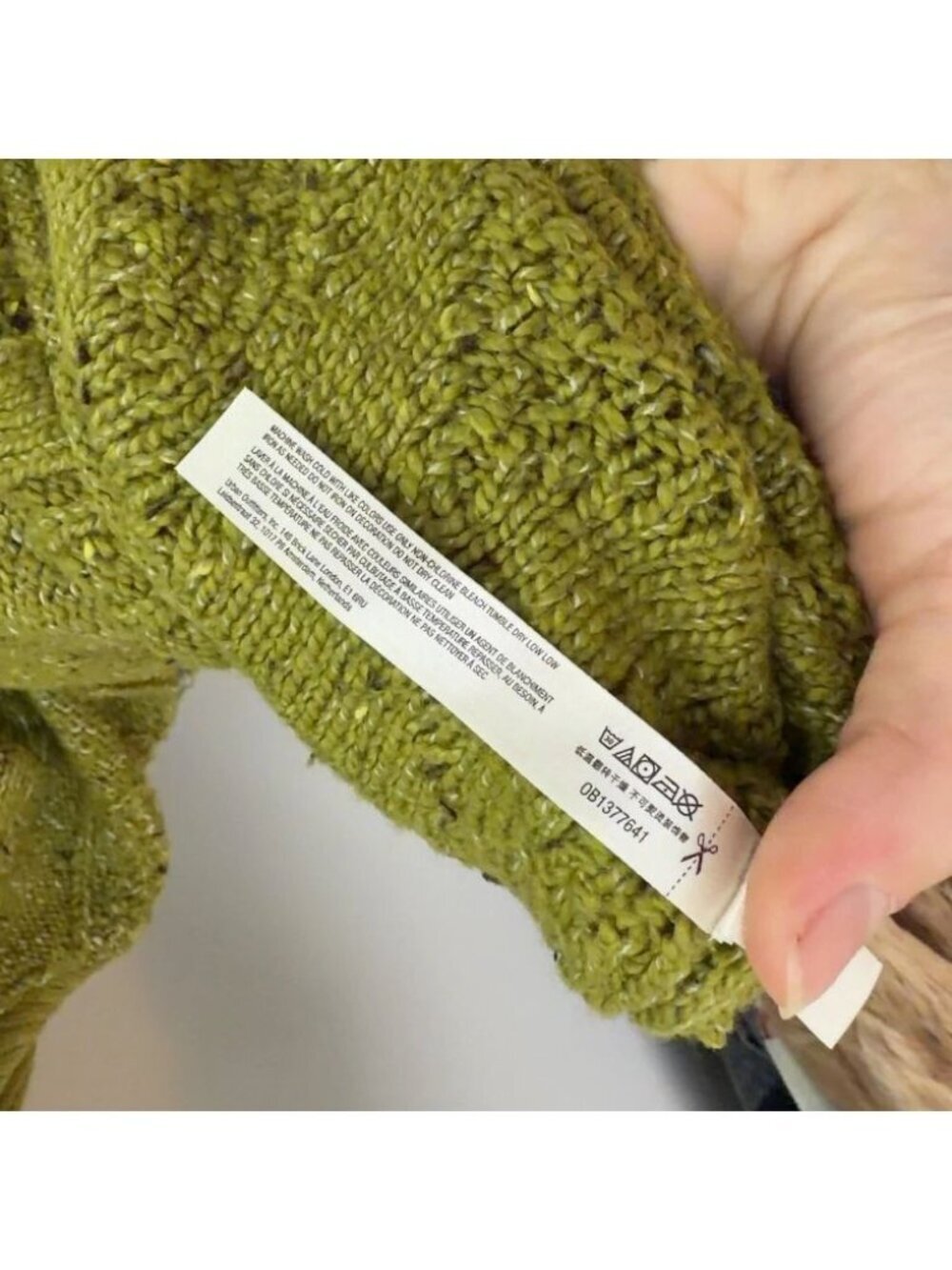 Free People Ski Bum Green Cable Knit Hooded Sweater Size Medium Women’s - Picture 7 of 9